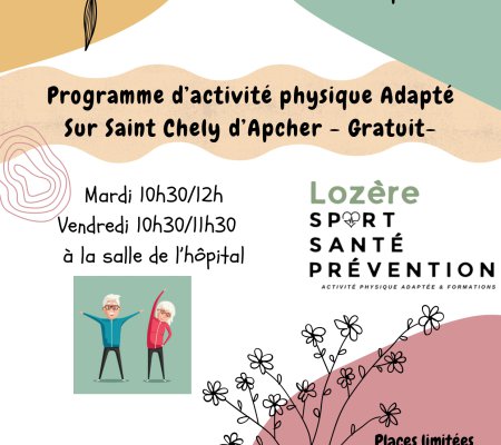 Programme innovant d'activité physique pour bien vieillir en santé